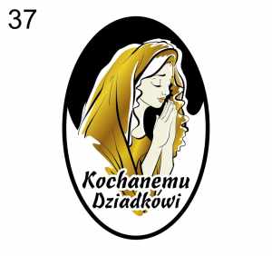 Naklejki na znicz Kochanemu Dziadkowi (Z37)