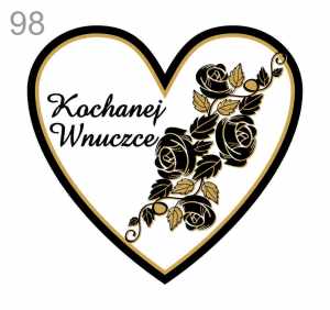 Naklejki na znicz - Kochanej Wnuczce (Z98)